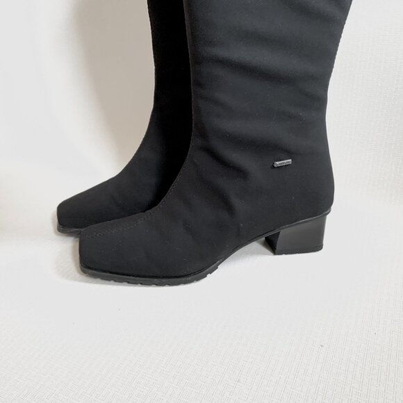 Ara GORE-TEX Stretch Knee-High Square Toe Boots – Black – Size 37 - Picture 2 of 7